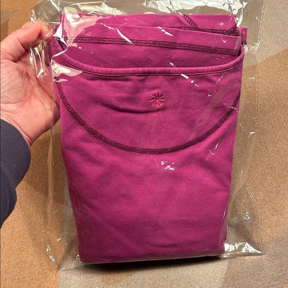 ATHLETA Medium Tall Purple Organic Cotton Tank Dress Seamed Sleeveless - Picture 9 of 10